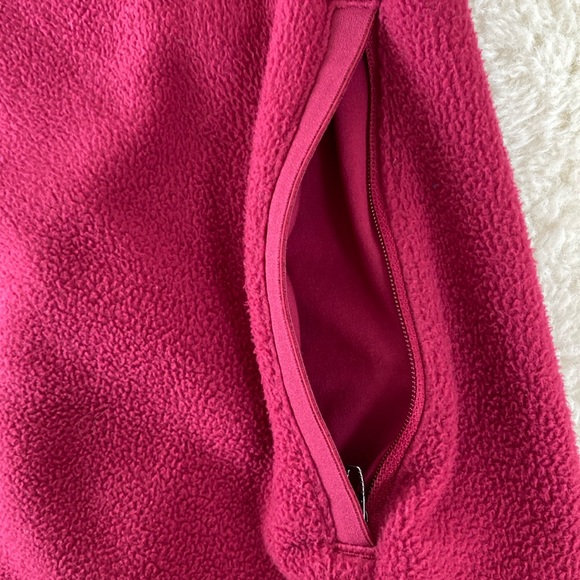 ❤️ Lululemon Oversized-Fit Fleece Half Zip Pomegranate Men’s Size Small - Picture 5 of 15